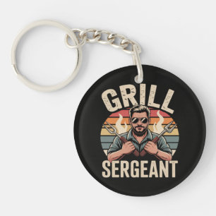 Sergent du grillon fête des pères BBQ cadeau papa