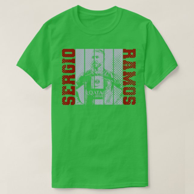 Sergio ramos PSG-Spieler T-Shirt (Design vorne)