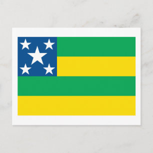 Sergipe Flag Postkarte