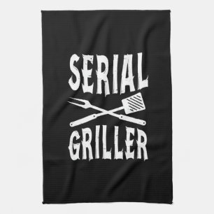 Serial Griller Funny GRILLEN Spaß Gift Barbecue Lo Geschirrtuch