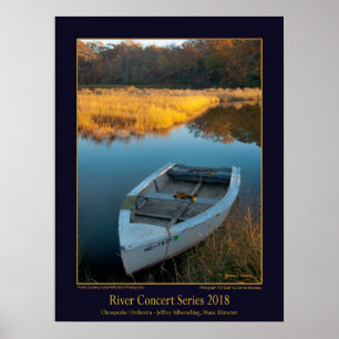 Série 2018 de concert de rivière - affiche 18x24