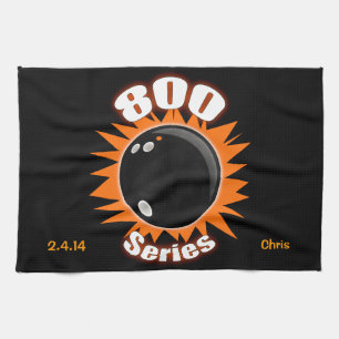 Serie 800 in Schwarz und Orange Küchentuch