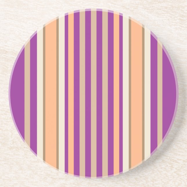 Série de bandes : dessous de verre violet et bronz (Devant)
