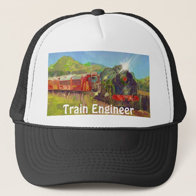 Série de Casquettes de l'ingénieur ferroviaire pas (Devant)