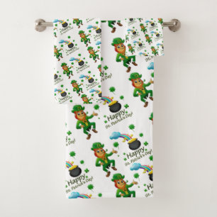 Série de serviettes de bain St. Patrick's Day
