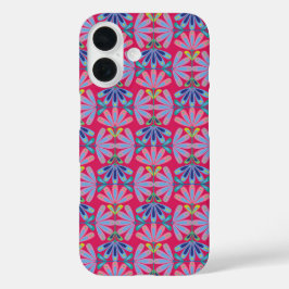 Serie für Retro-Floral iPhone 16 Hülle