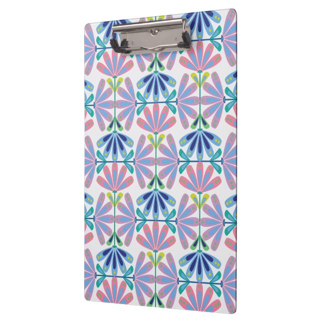 Serie für Retro-Floral Klemmbrett (Links)