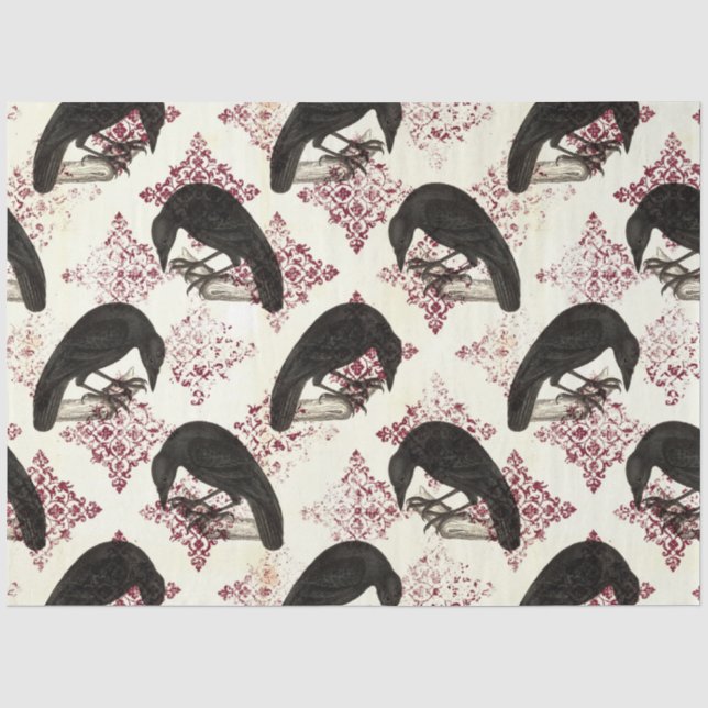 Serie "Gothic Countenance" Design 1 Seidenpapier (Vorderseite)
