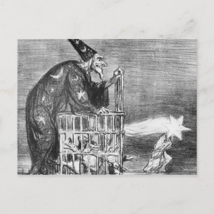 Serie "La Comete de 1857" Postkarte