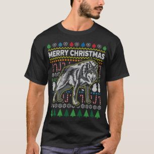 Série sur la faune de Wolf Ugly Christmas Sweat