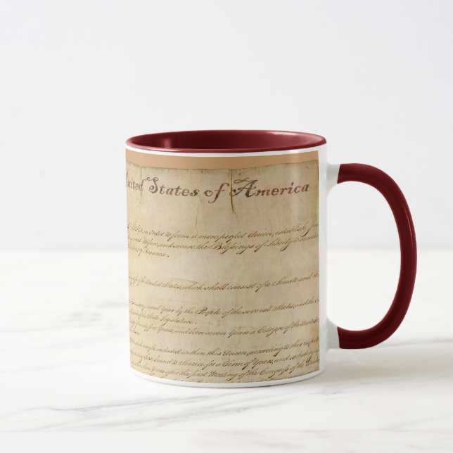 Serie "US CONSTITUTION" Tasse (Rechts)