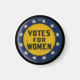 Serie von 8 zusammenfassbaren suffrage Button-Foto Magnet