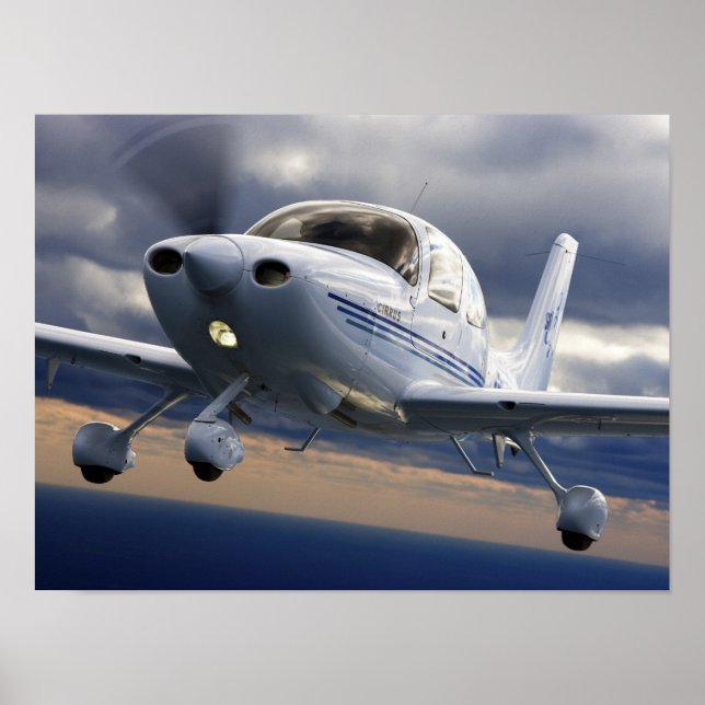Serieller Cirrus Poster (Vorne)