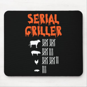 Serieller Griller Faules Halloween-Kostüm Lustiger Mousepad