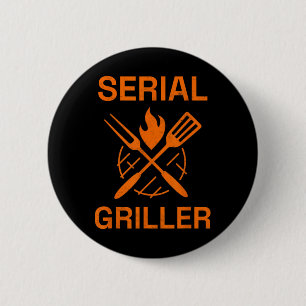 Serieller Griller Grillen Bbq Grill Meister Rauche Button