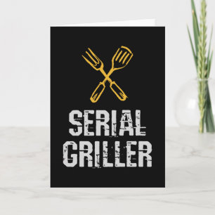 Serien-Griller Grill BBQ Meister Grillbesteck Karte