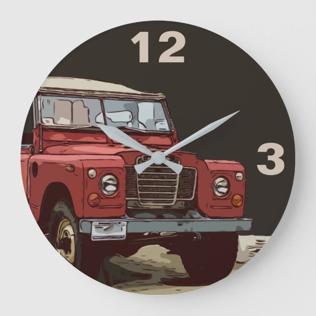 SERIEN GROßE WANDUHR (Vorderseite)