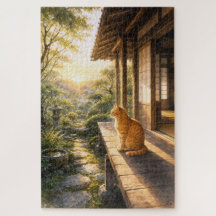 series_3_1｜Sunrise Farmhouse Tabby Cat Art