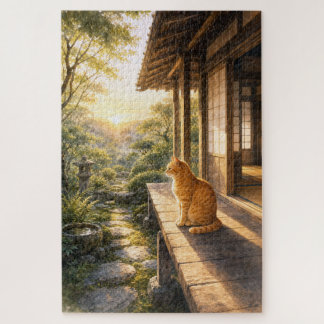 series_3_1｜Sunrise Farmhouse Tabby Cat Art