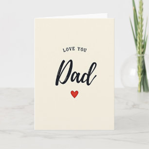 Serif Love Dad Vatertagskarte Karte