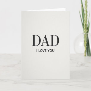 Serif Papa ich liebe dich Karte