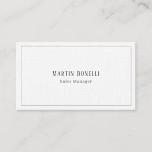 Serif-Schriftart Klassisch Einfach Professionell L Visitenkarte
