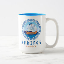 Serifos, Griechenland, griechisches Schiffsdesign
