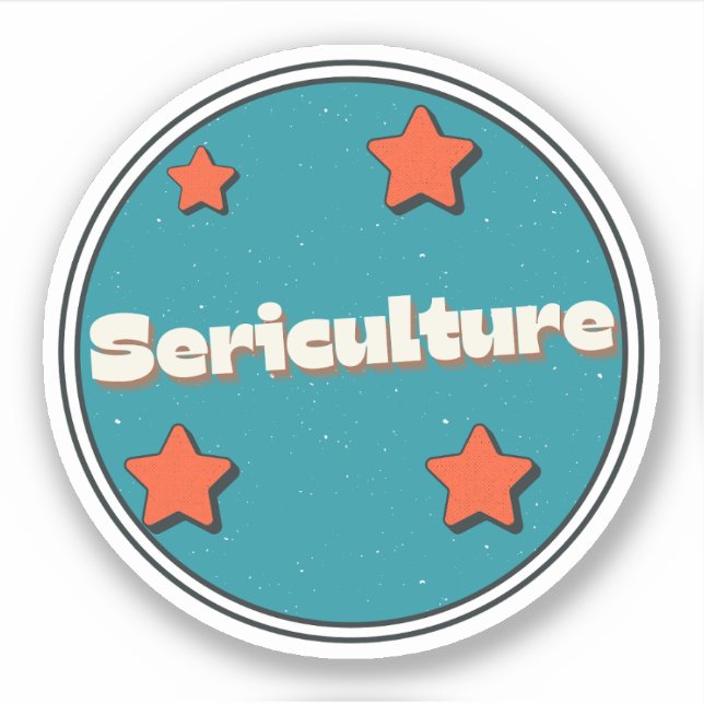 Serikultur Aufkleber (Vorderseite)