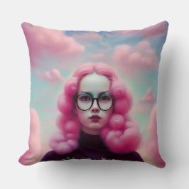 Seriös rosa Haare Kissen