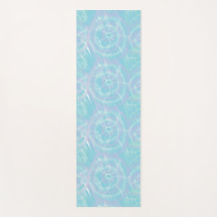 Seriöse Blaue Tie-Dye-Yogamatte Yogamatte