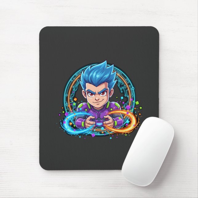 Serious About Funny Gaming  Mousepad (Mit Mouse)