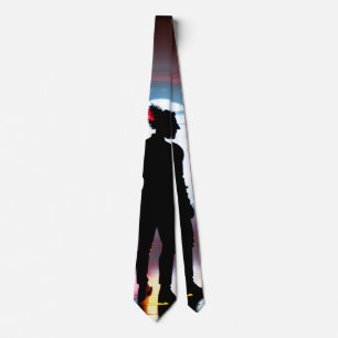 Serious Clown Neck Tie Krawatte