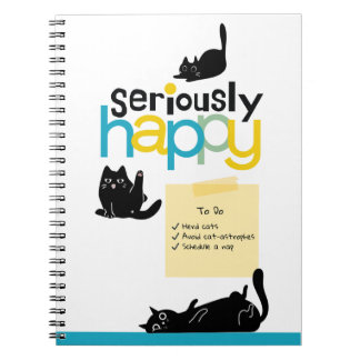 Serious Happy Journal Notizblock