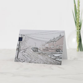 Serlby Lane, Harthill mit Woodall. Karte