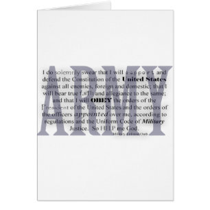 serment d'armée