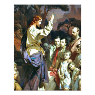 Sermon auf dem Berg, Kunstmalerei Fotodruck