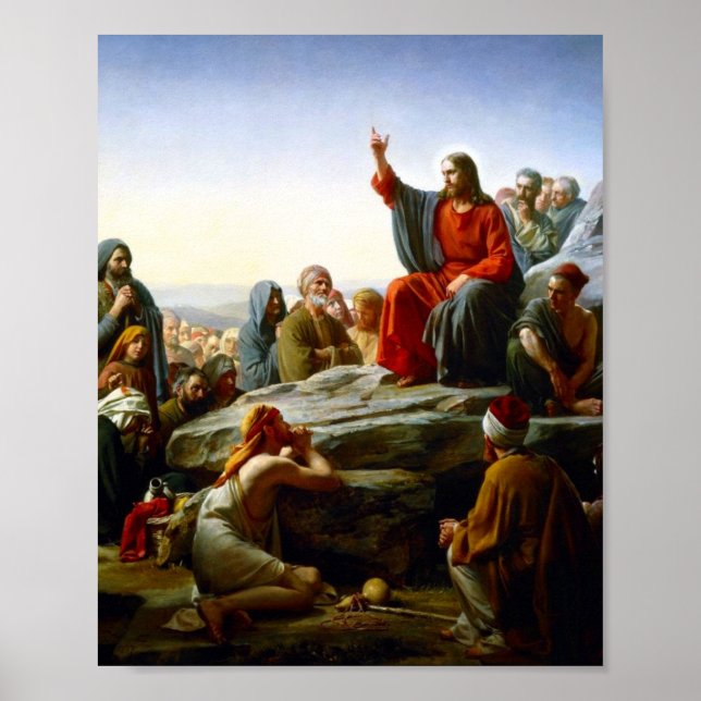 Sermon auf dem Berg Poster (Vorne)