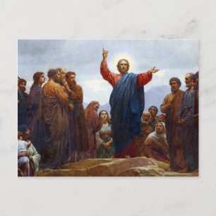 Sermon auf dem Berg Postkarte
