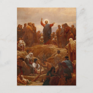 Sermon auf dem Berg Postkarte