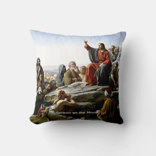 Sermon auf dem Berg von Carl Bloch Kissen