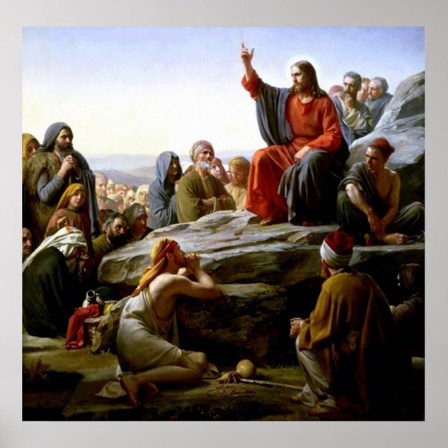 Sermon auf dem Mount Poster (Vorne)