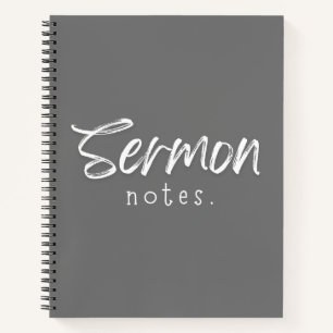 Sermon Notes SpiralNotebook Notizbuch