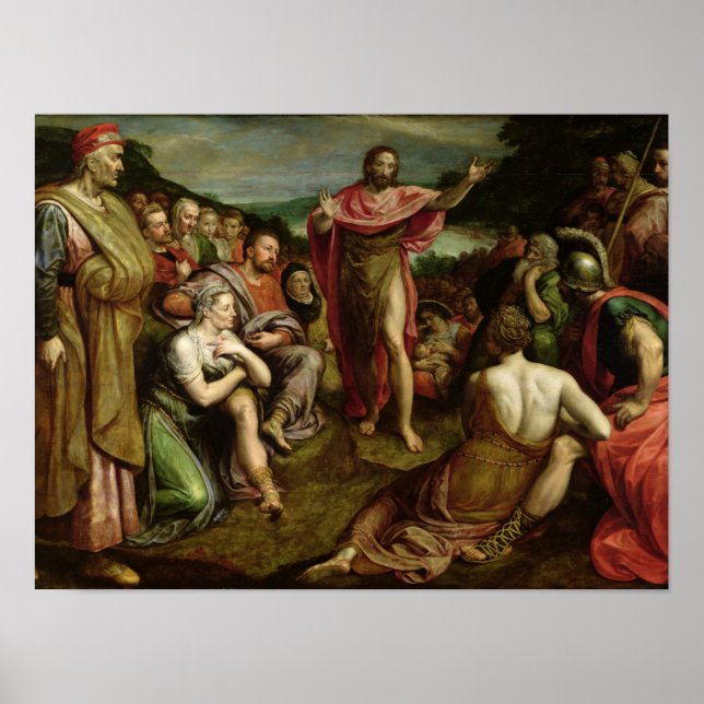 Sermon von St. Johannes dem Täufer Poster (Vorne)