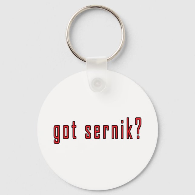Sernik got? schlüsselanhänger (Vorderseite)