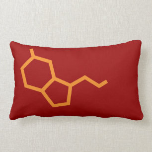 Serotonin - Dopamin - Liebe und Glück Lendenkissen