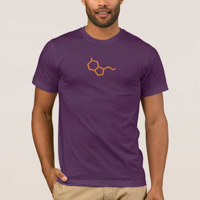 Serotonin Molecule - Glück T-Shirt (Vorderseite)