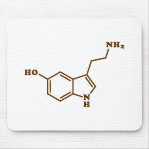 Serotonin Molekulare Chemische Formel Mousepad