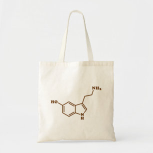 Serotonin Molekulare Chemische Formel Tragetasche