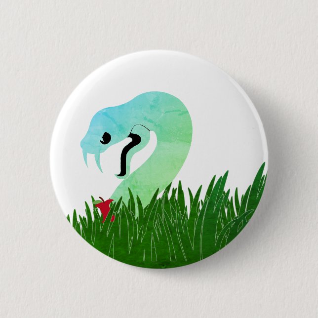 Serpent and appel Button/ Button (Vorderseite)