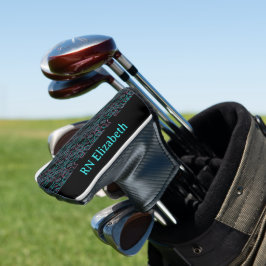 Serpent Chasing Schwanz Nahtlose Muster Krankenwag Golf Headcover